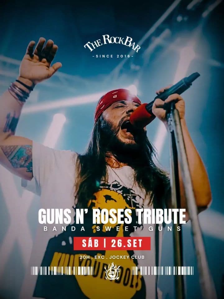 Flyer de Banda Sweet Guns