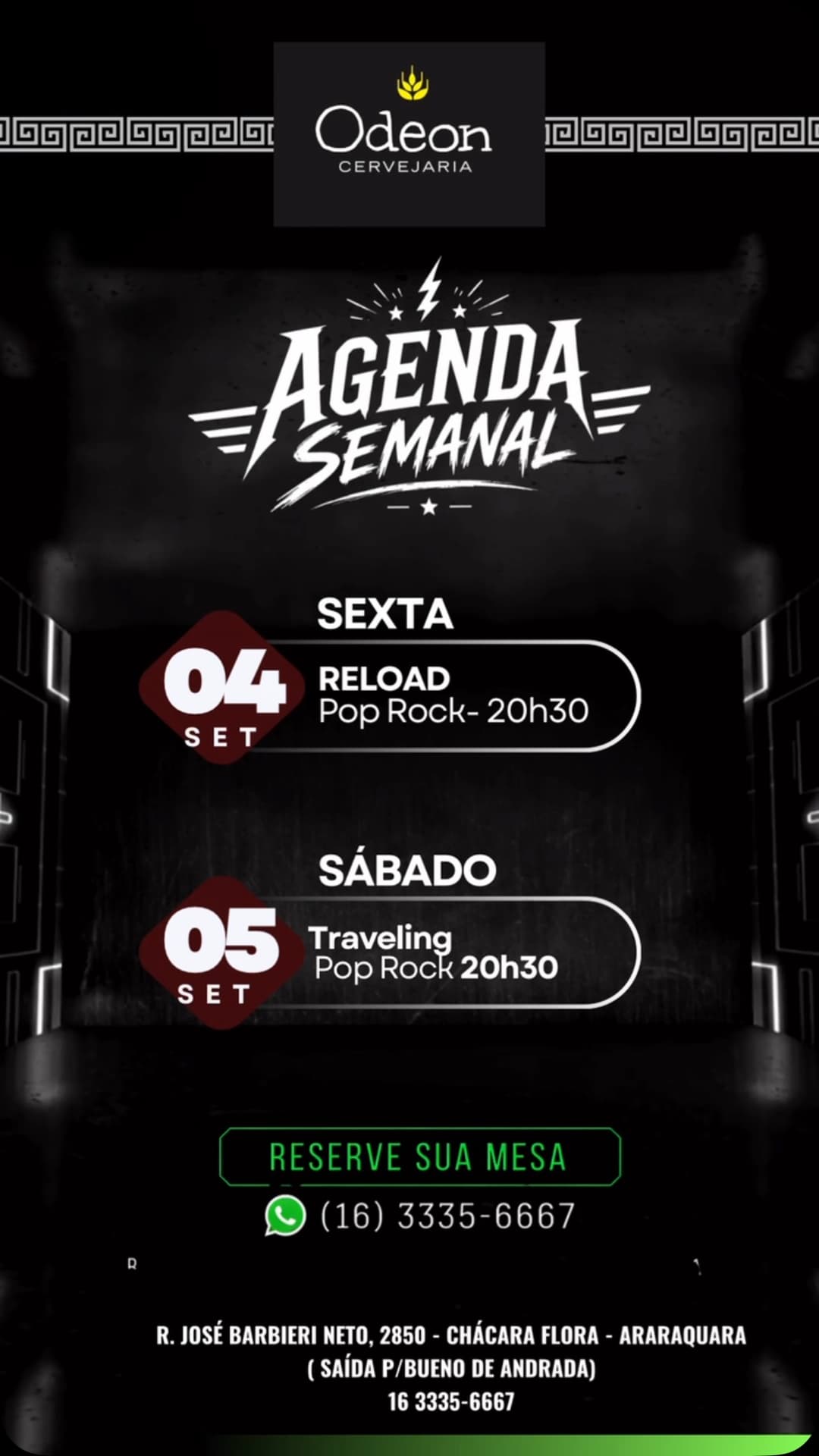 Flyer de Traveling Band