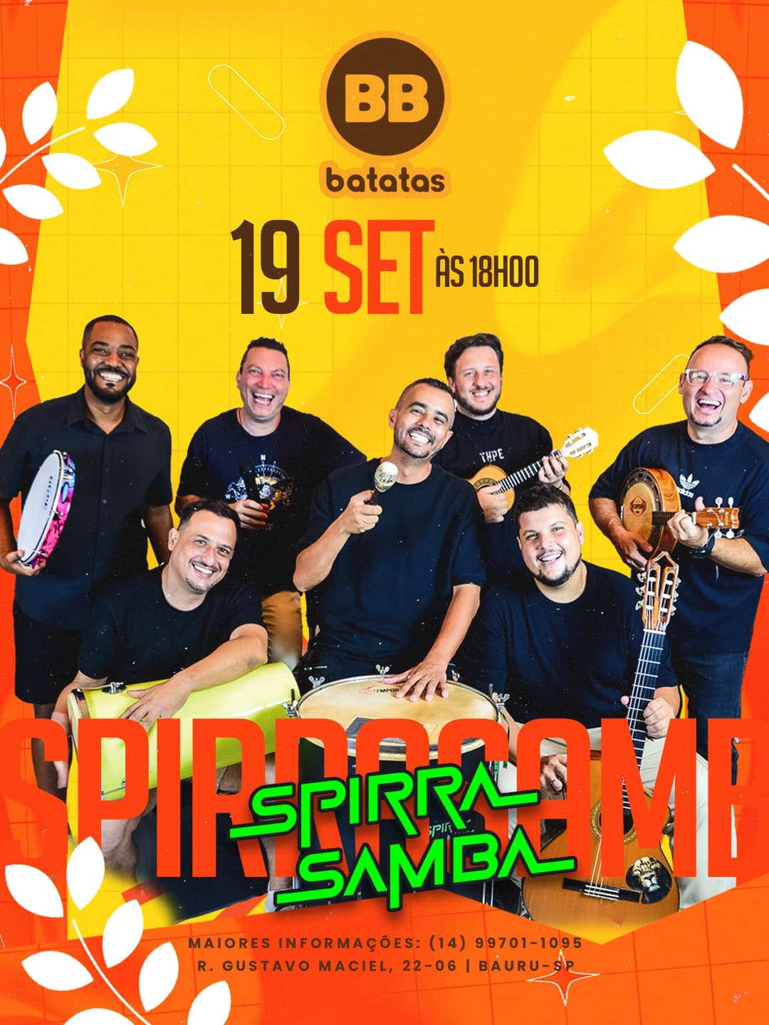 Flyer de Spirra Samba