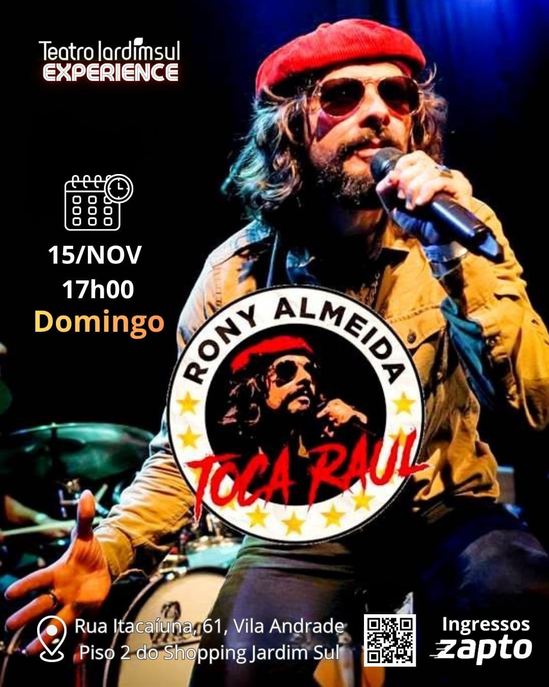 Flyer de Rony Almeida