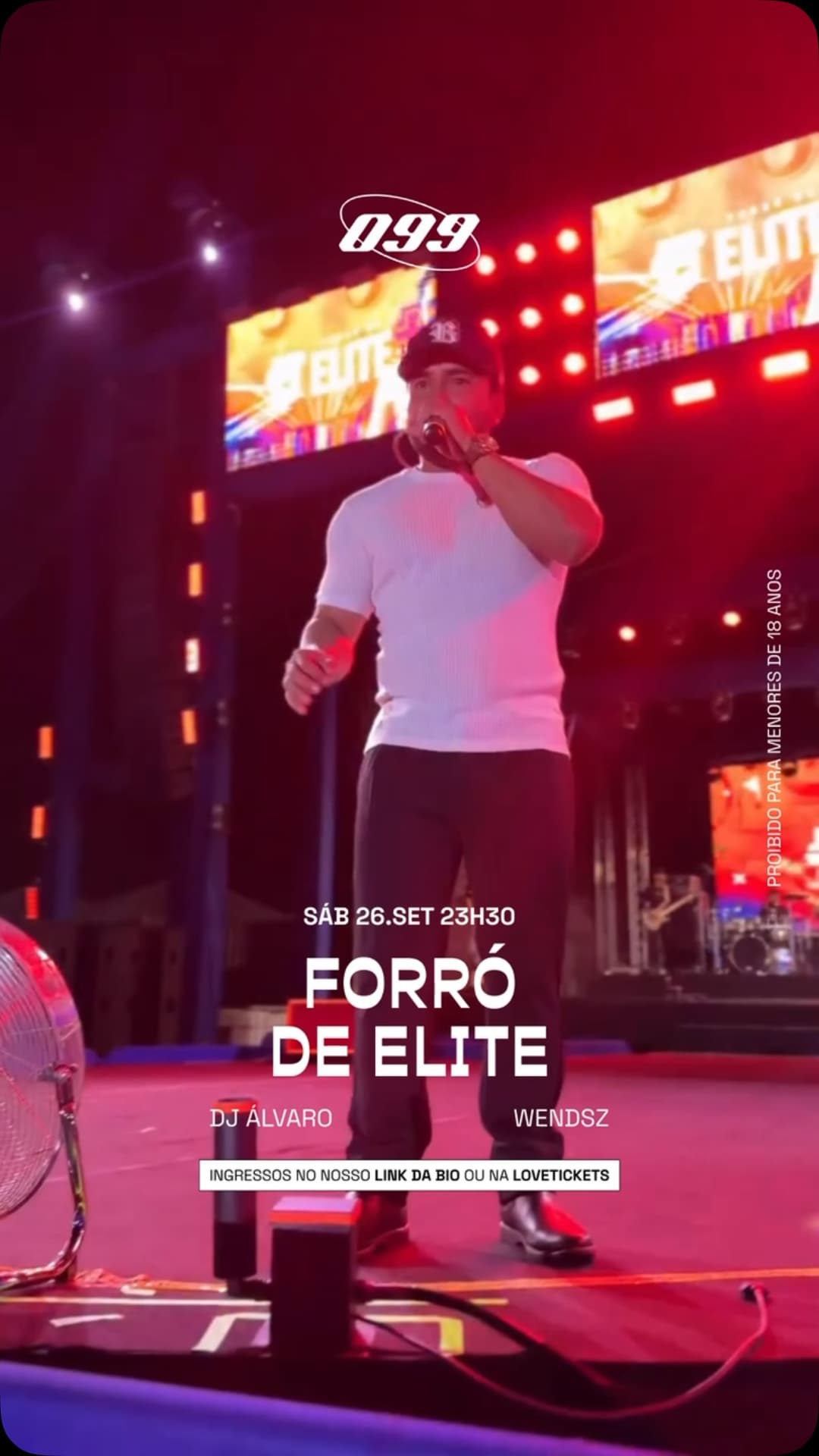 Flyer de Forró de Elite