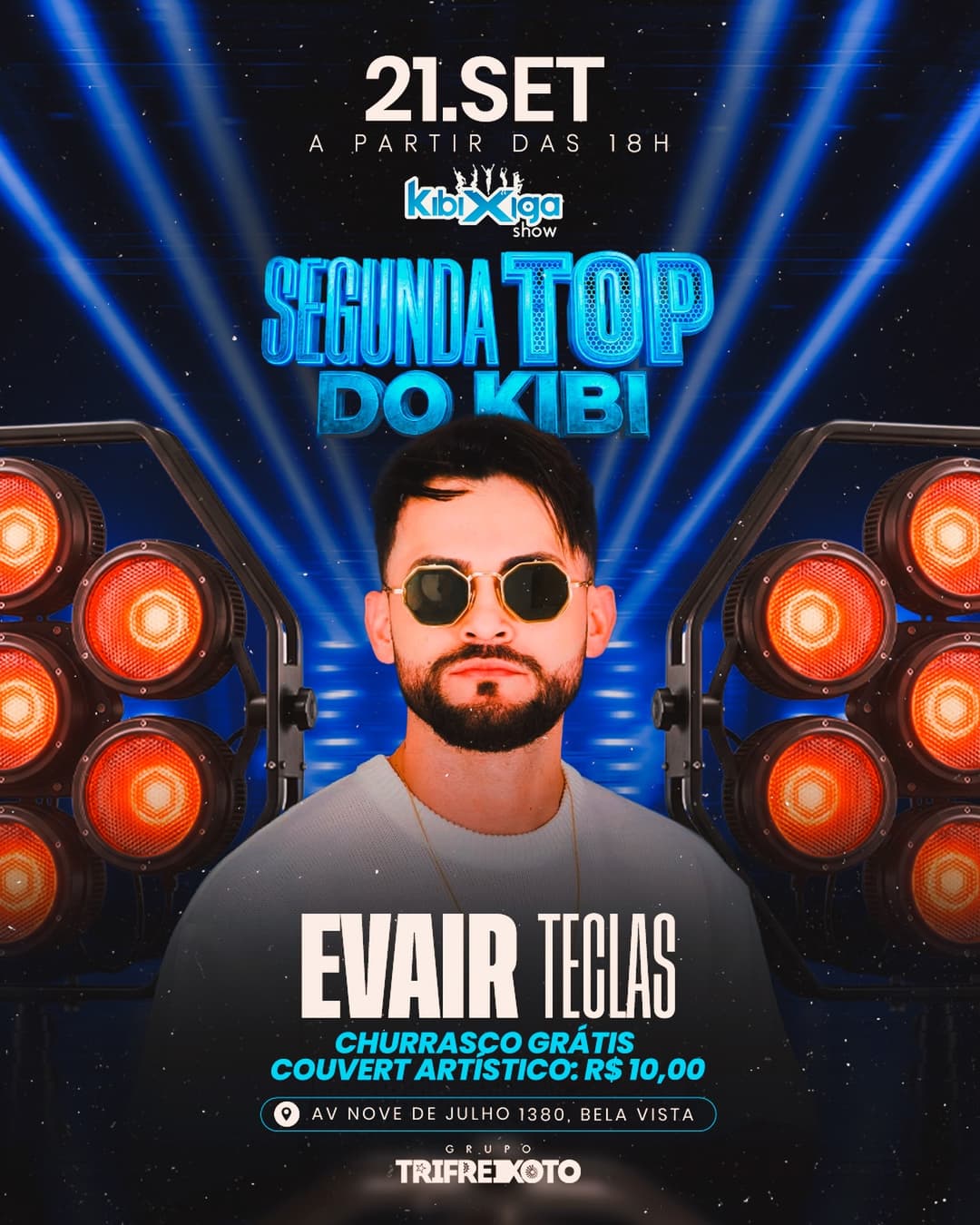 Flyer de Evair Teclas