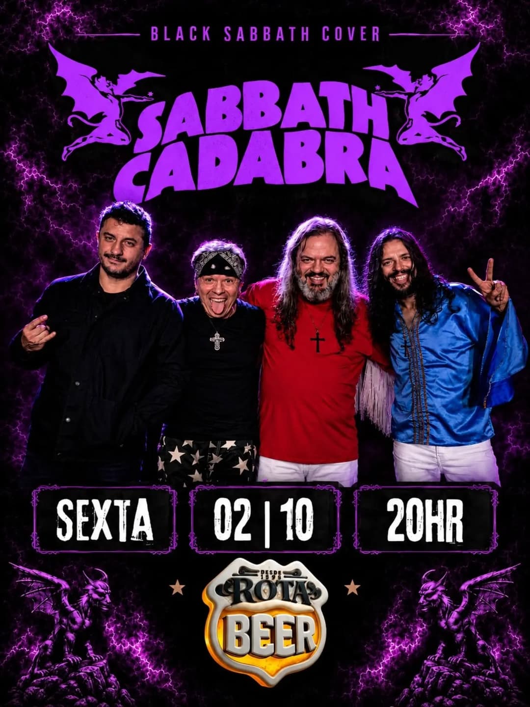 Flyer de Sabbath Cadabra