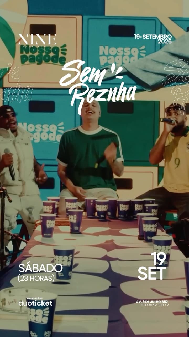 Flyer de Igor e Vinícius, Sem Reznha e Italo Luan