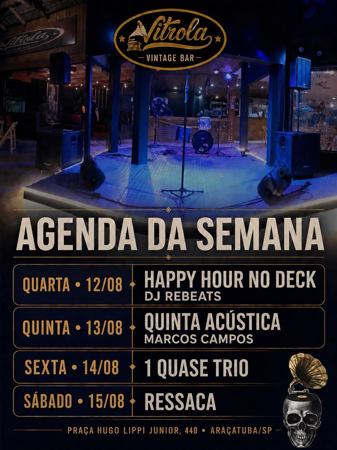 Flyer de Banda Ressaca