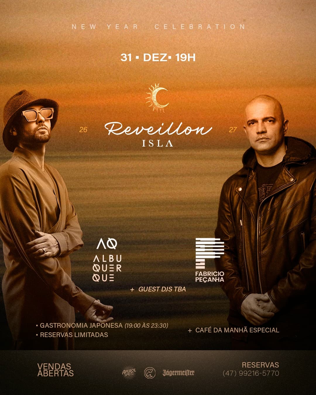 Flyer de Albuquerque e Fabrício Peçanha