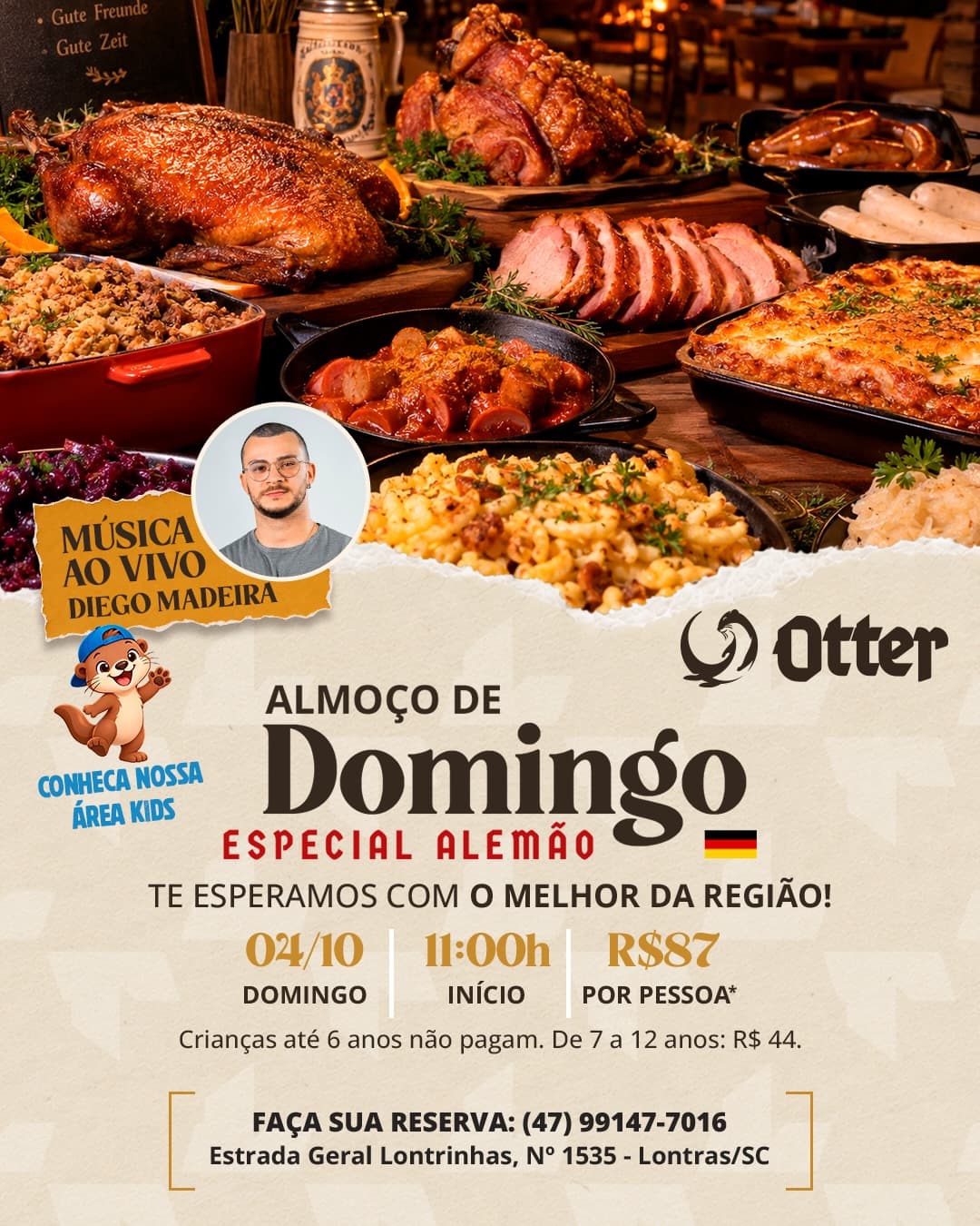 Flyer de Diego Madeira