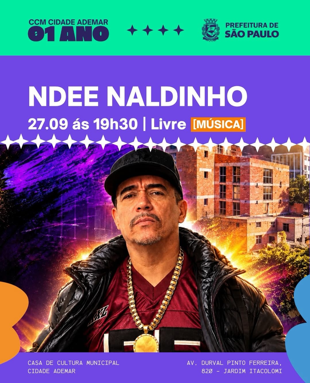 Flyer de Ndee Naldinho