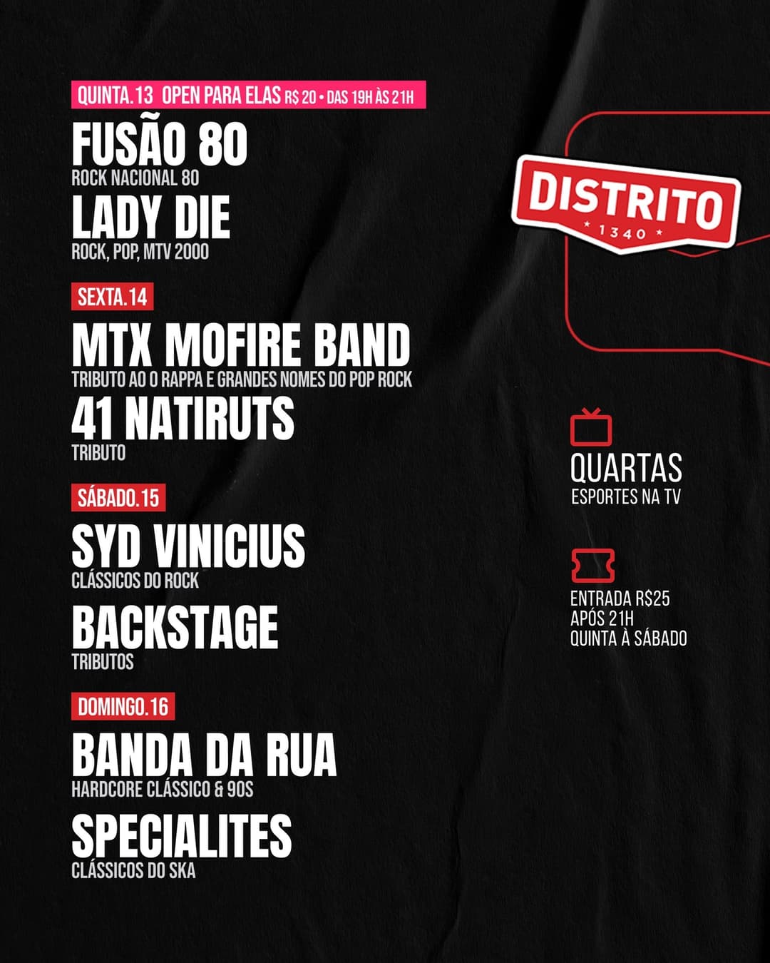 Flyer de Da Rua e Specialites