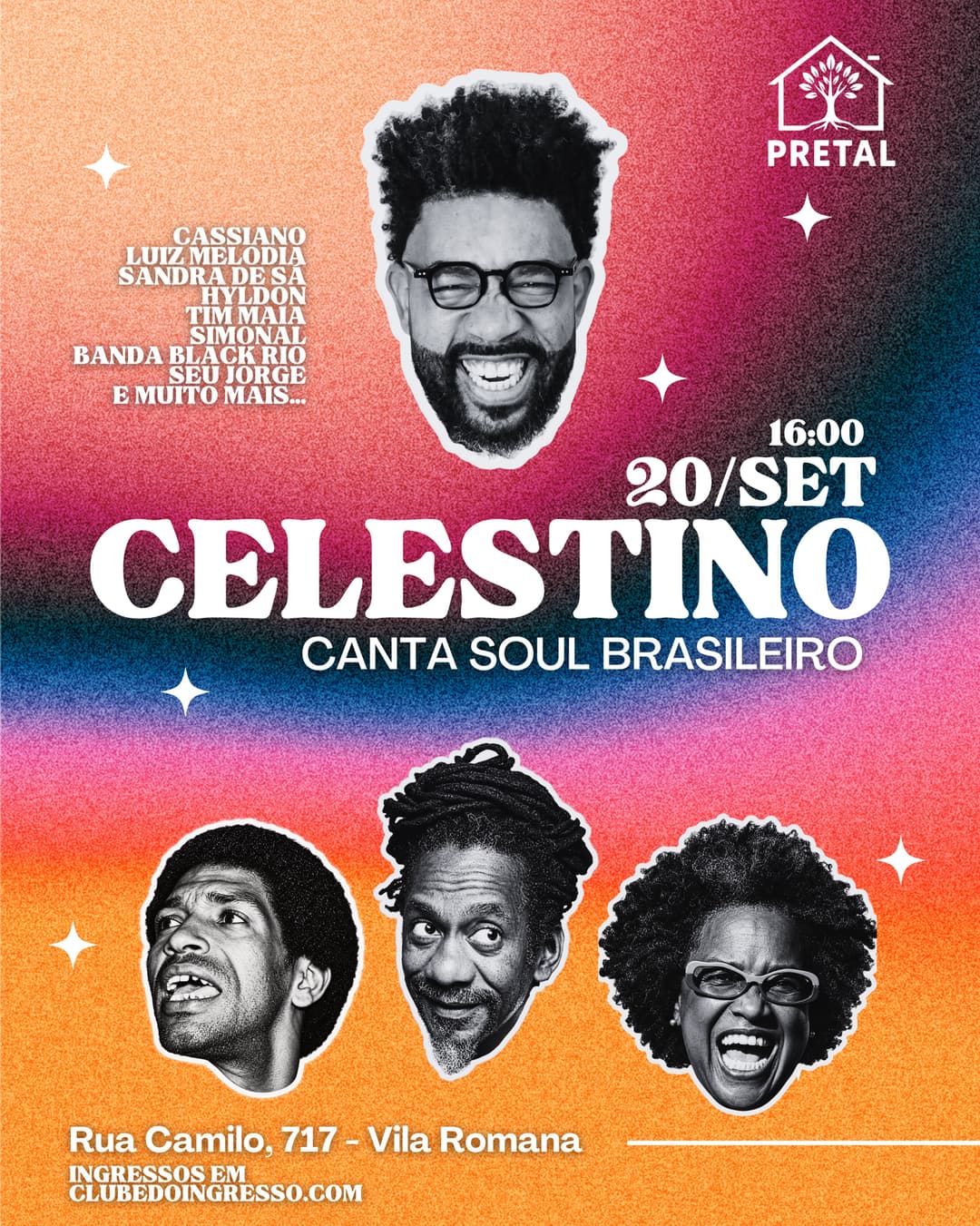 Flyer de Luiz Celestino