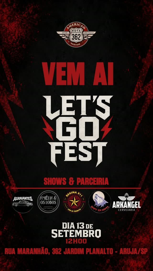 Flyer de REGINA 011 - CPM22 TRIBUTO e mais 3 artistas