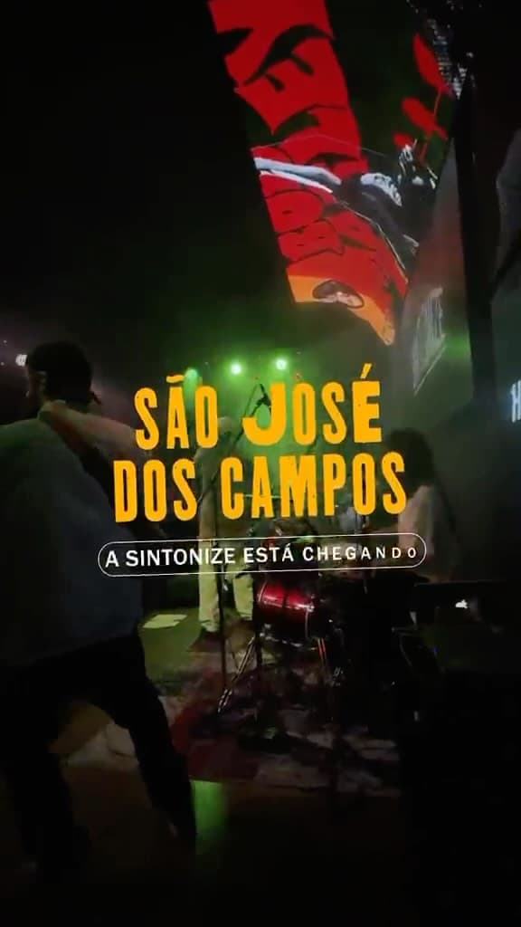 Flyer de Sintonize, Original Brasileiro e Tributo a Bob Marley