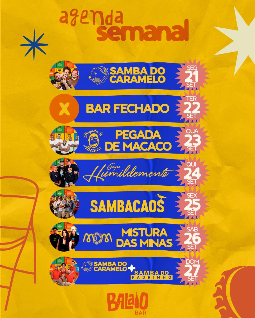 Flyer de Sambacaos