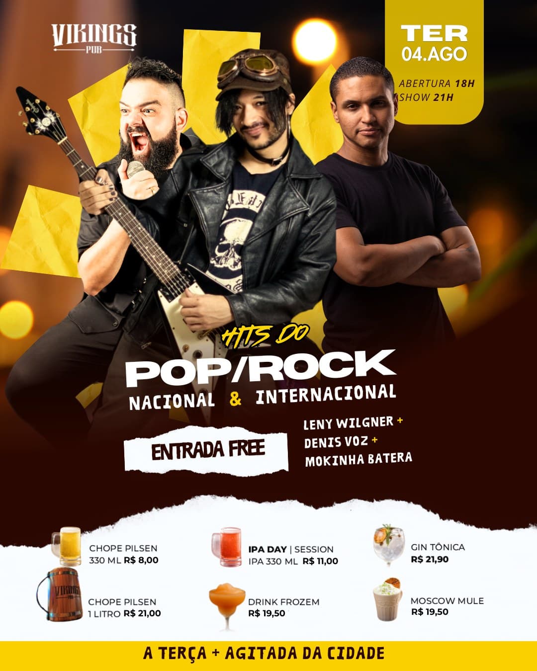 Flyer de Leny Wilgner e Mokinha
