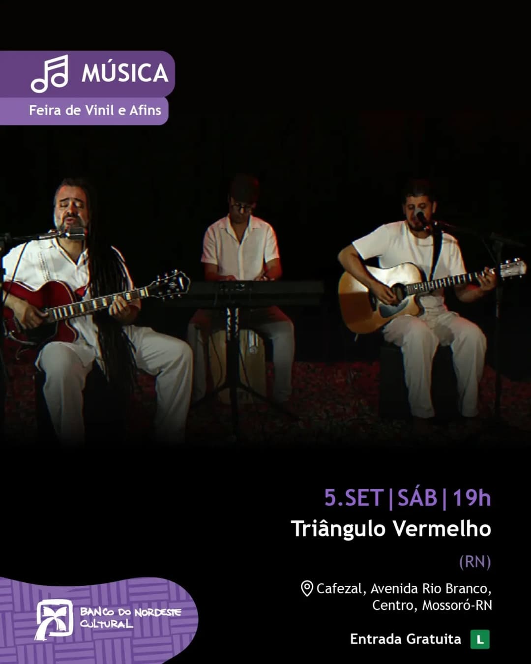 Flyer de Triângulo Vermelho