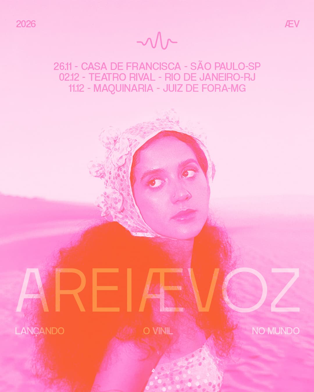 Flyer de Tori e AREIÆVOZ