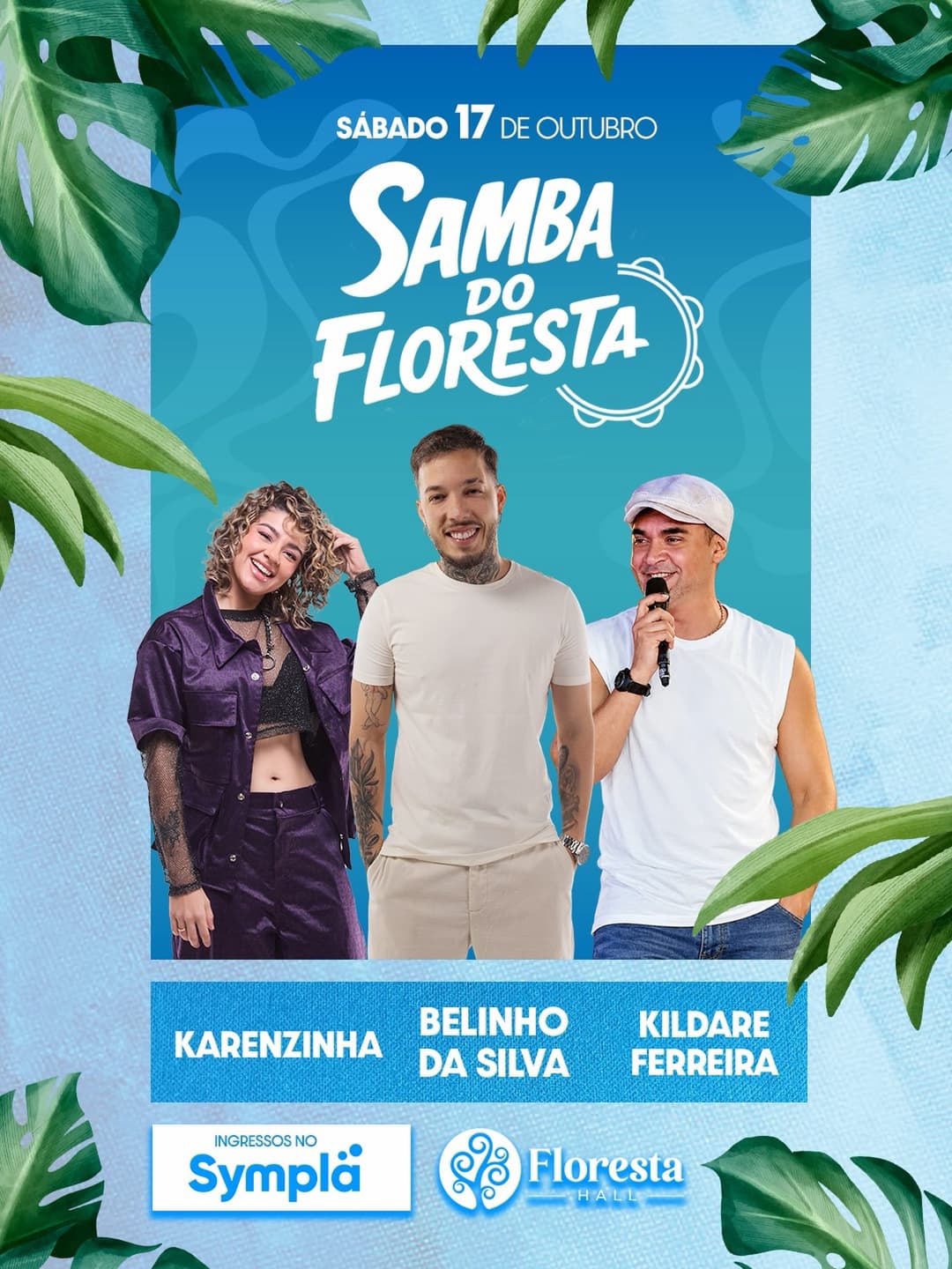 Flyer de Belinho da Silva, DJ Ju Tavares e mais 2 artistas