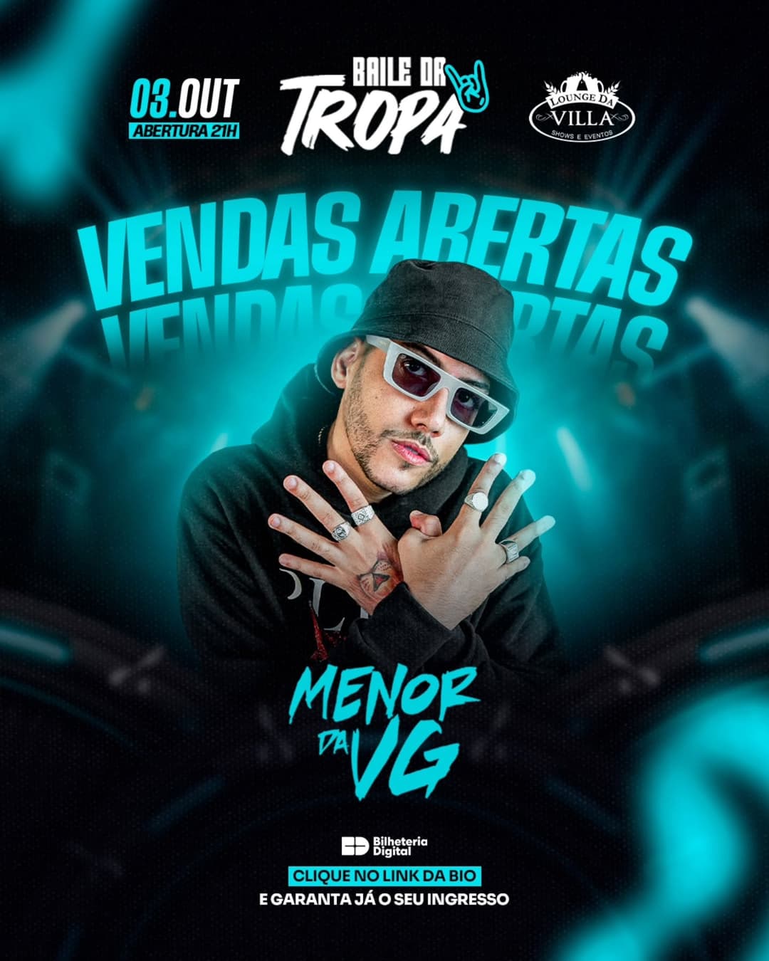 Flyer de Menor da VG