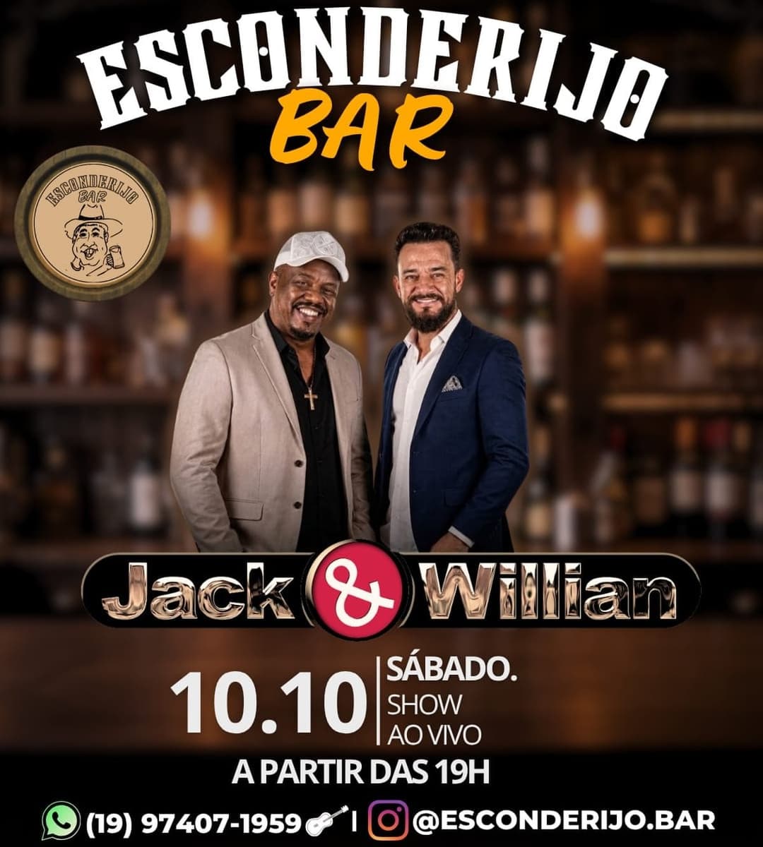 Flyer de Jack e Willian