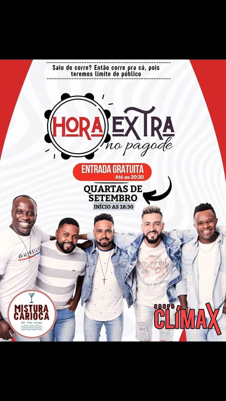 Flyer de Grupo Clímax