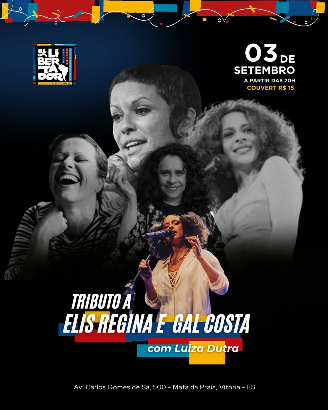 Flyer de Luiza Dutra