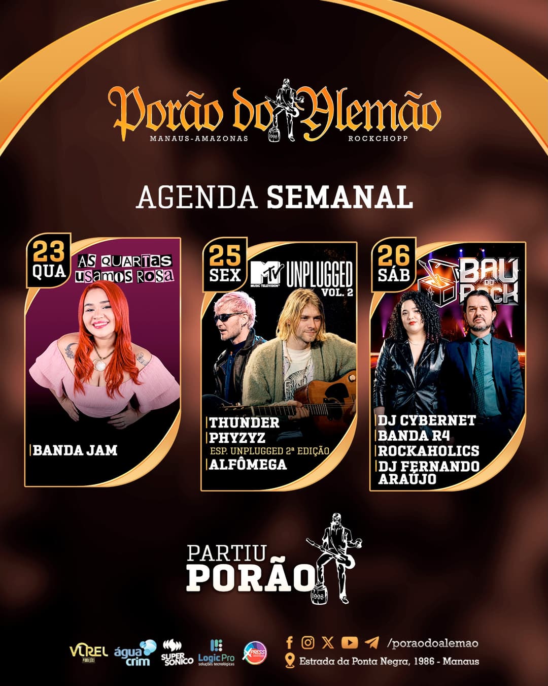 Flyer de Phyzyz, Thunder e Alfômega