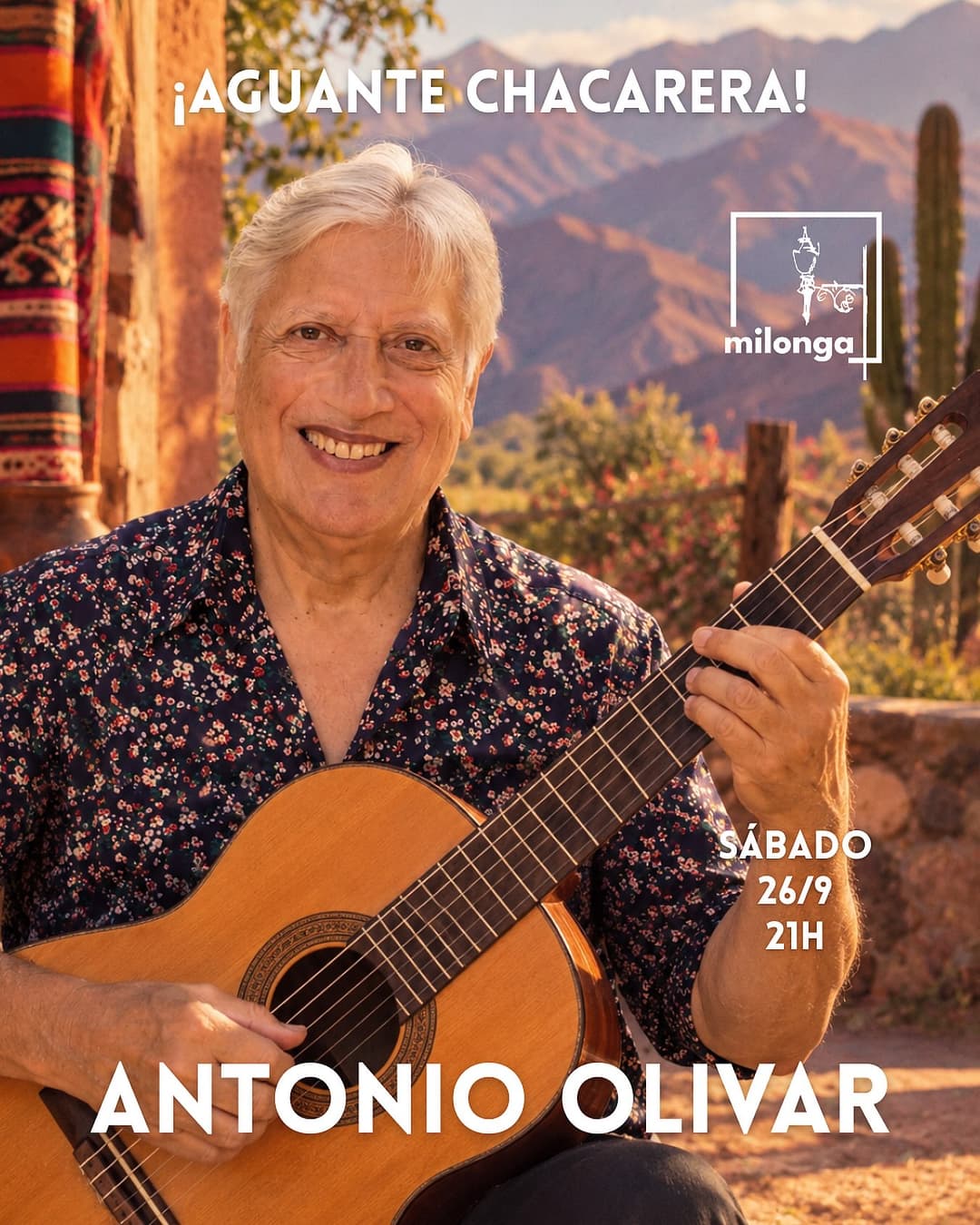 Flyer de Antonio Olivar