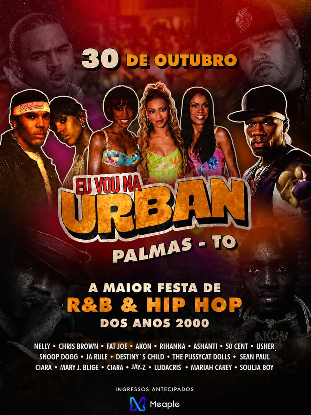 Flyer de DJ Monkey e Dj Glazer