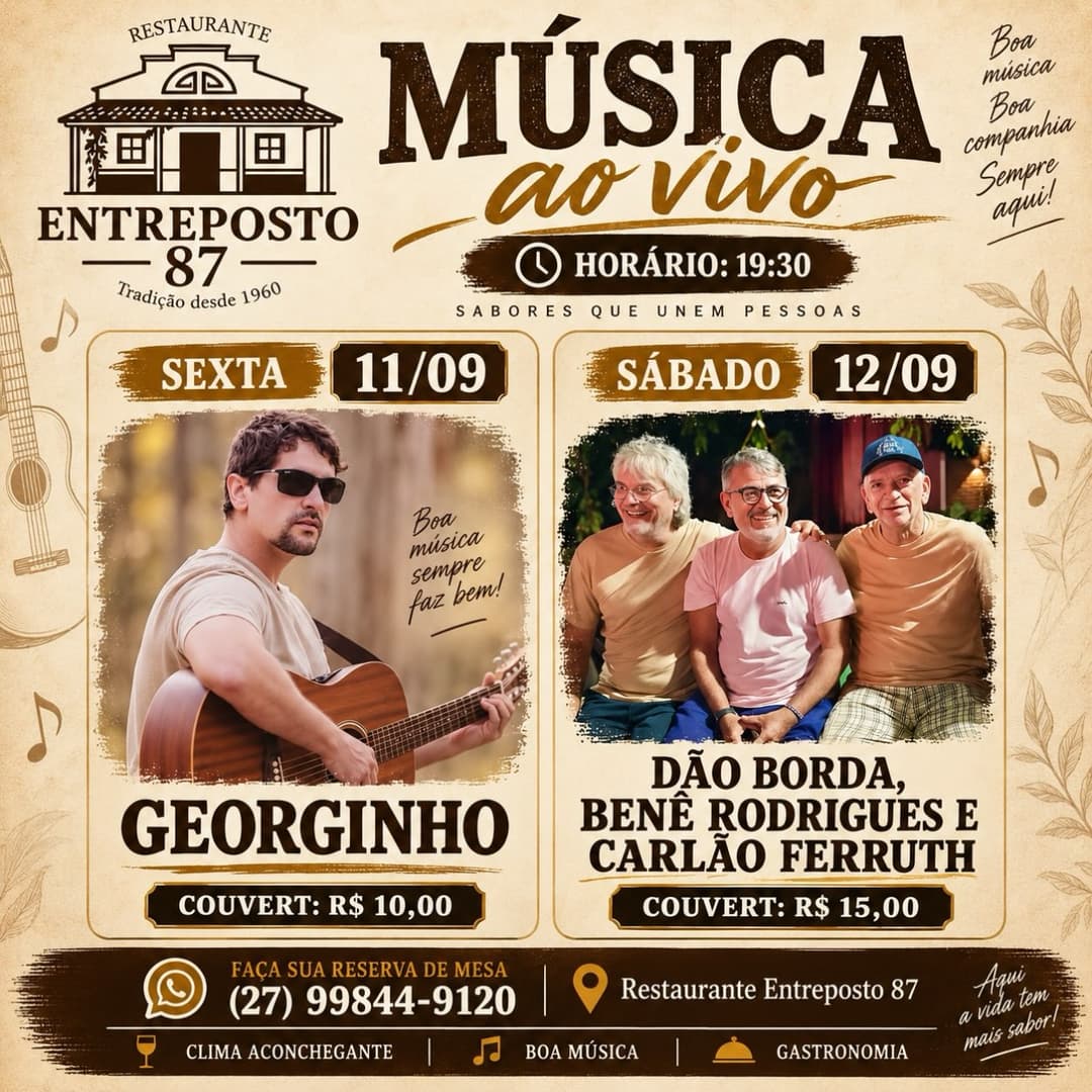 Flyer de Georginho
