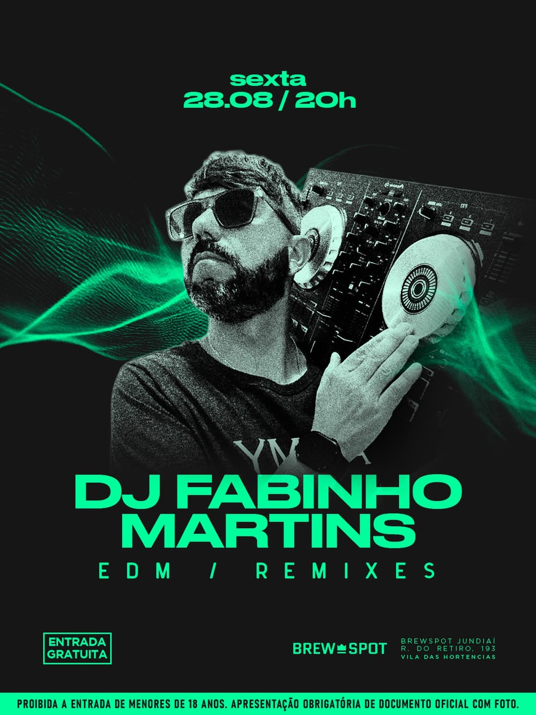 Flyer de Fabinho Martins