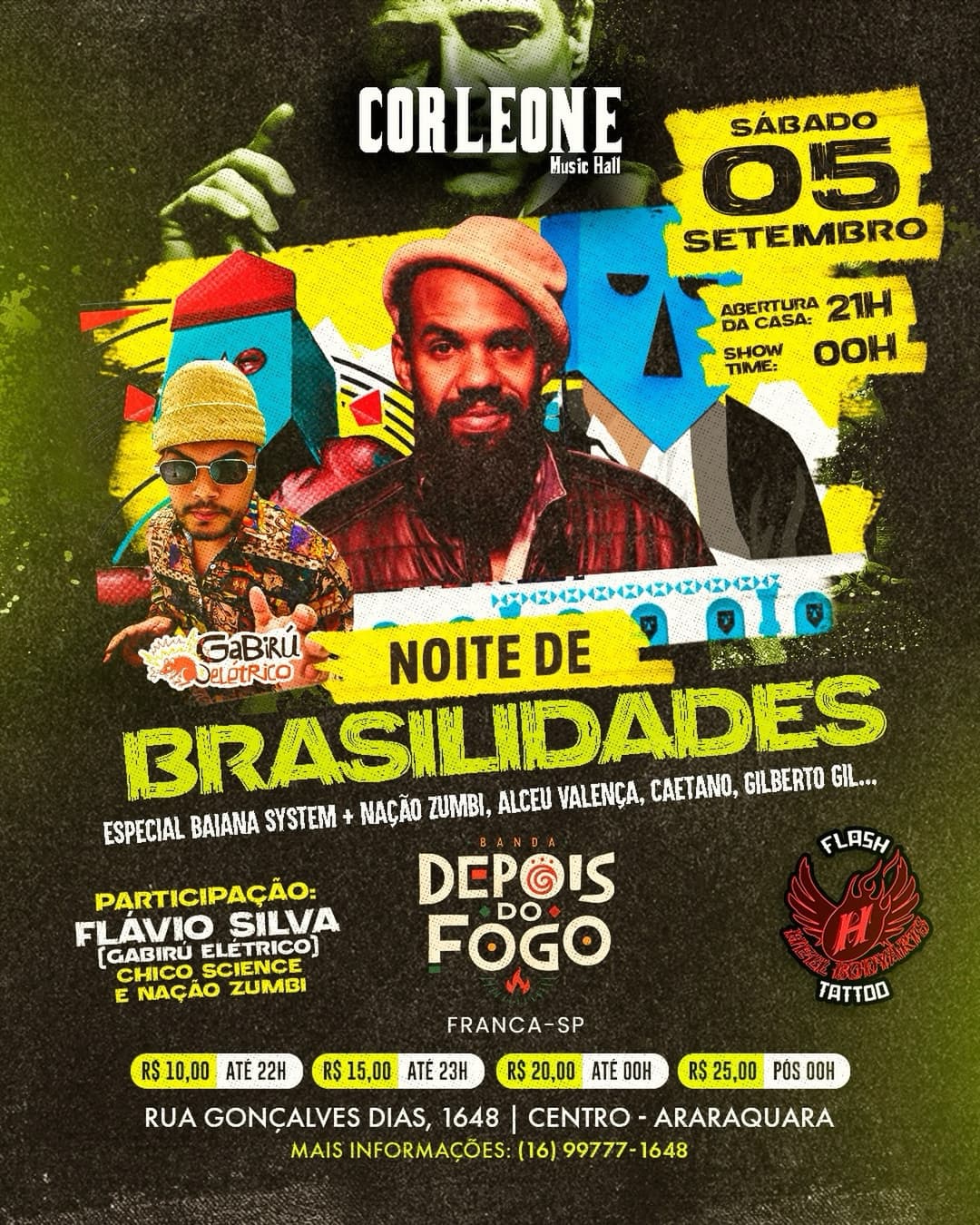 Flyer de Gabirú Elétrico