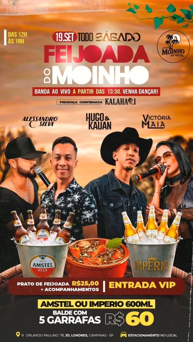 Flyer de Marco André e mais 3 artistas