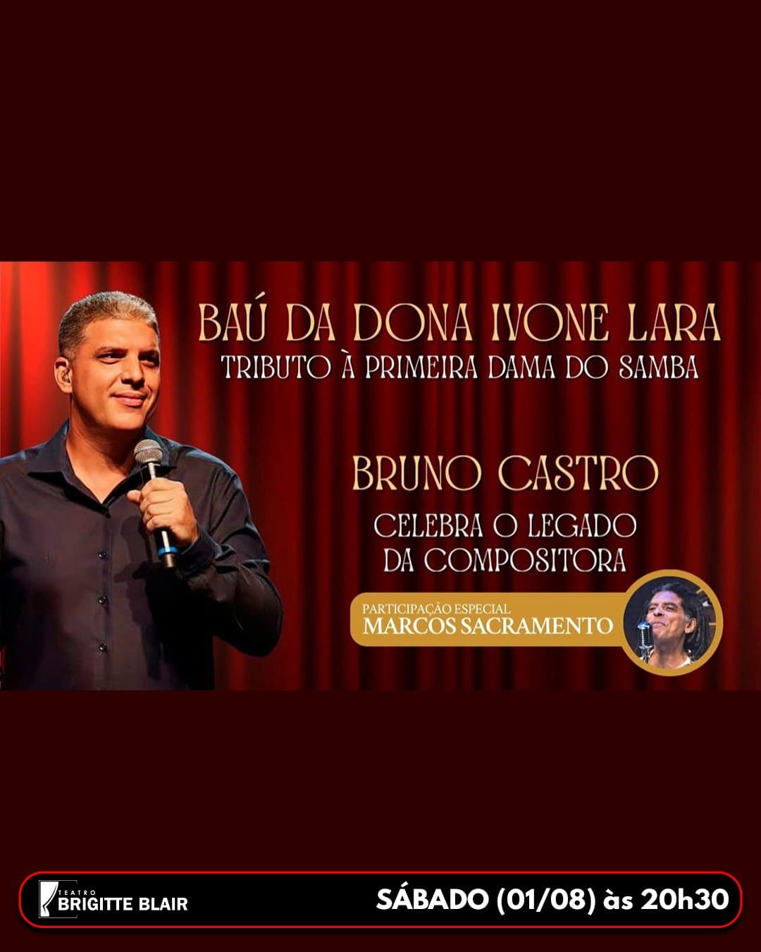 Flyer de B R U N O C A S T R O e Marcos Sacramento
