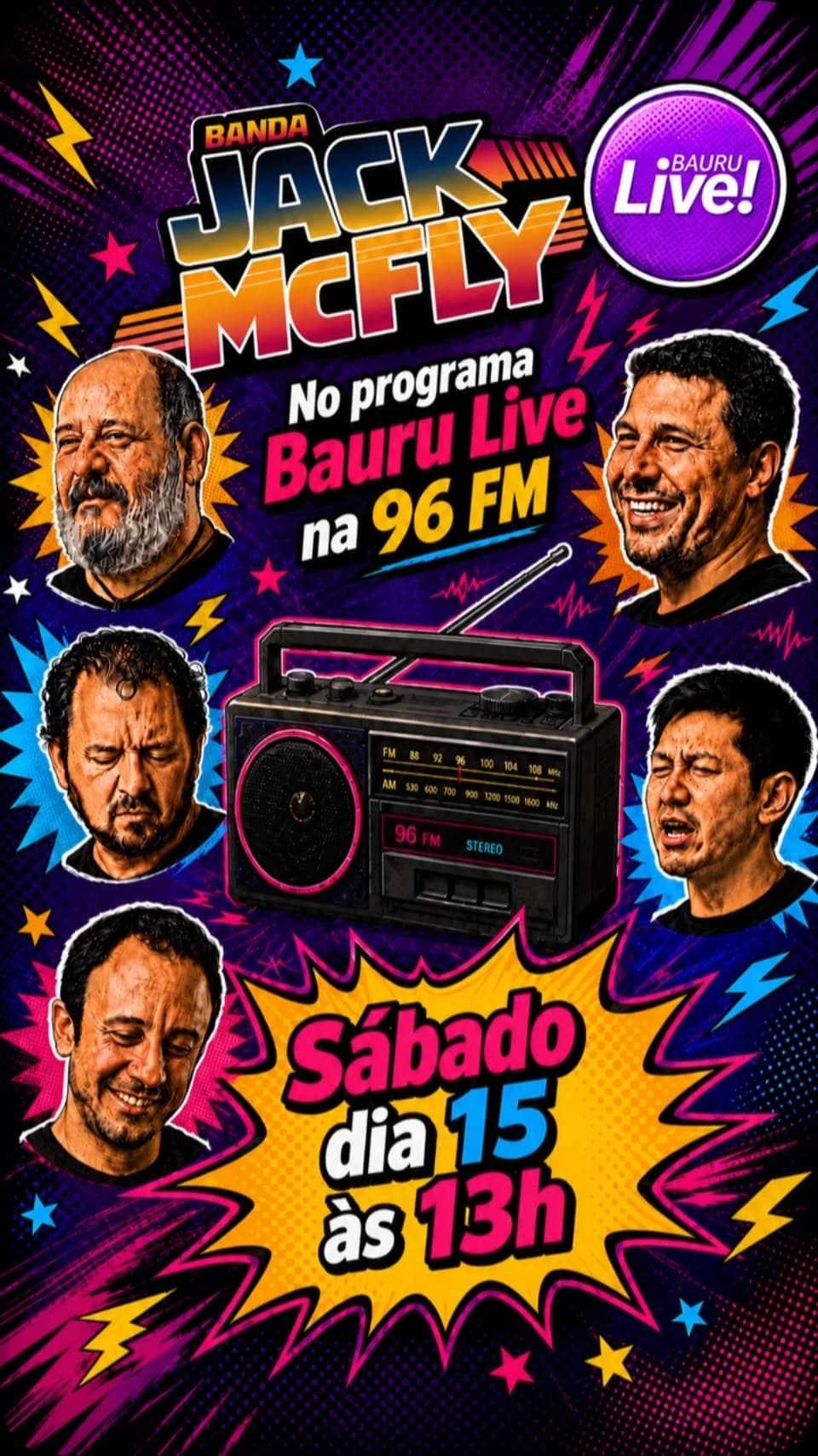Flyer de Banda Jack McFly