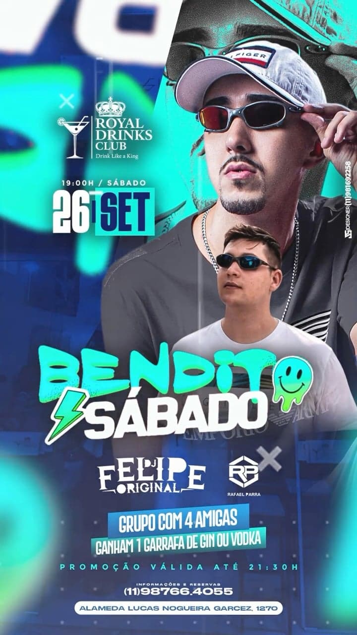 Flyer de Felipe Original e Rafael Parra
