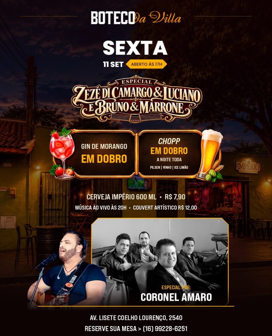 Flyer de Coronel Amaro