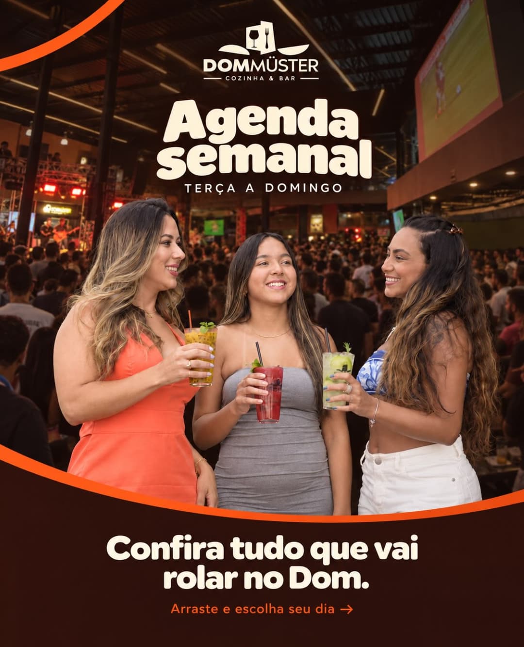 Flyer de Larissa Nogueira