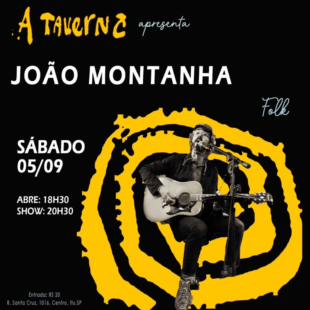 Flyer de João Montanha