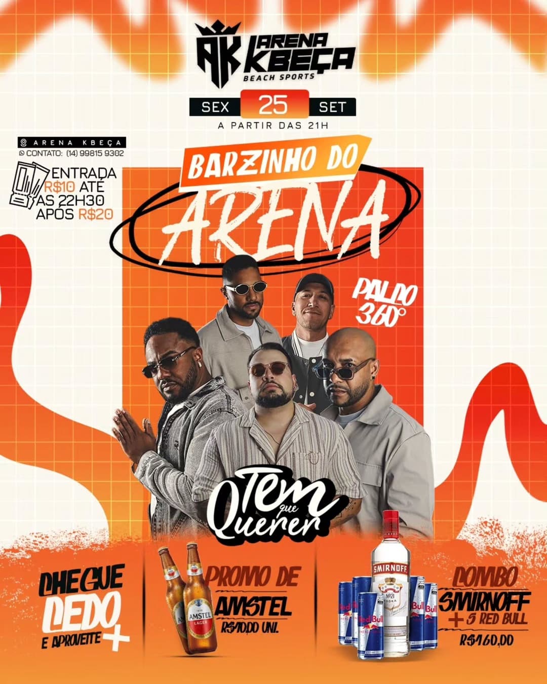 Flyer de Tem Que Querer