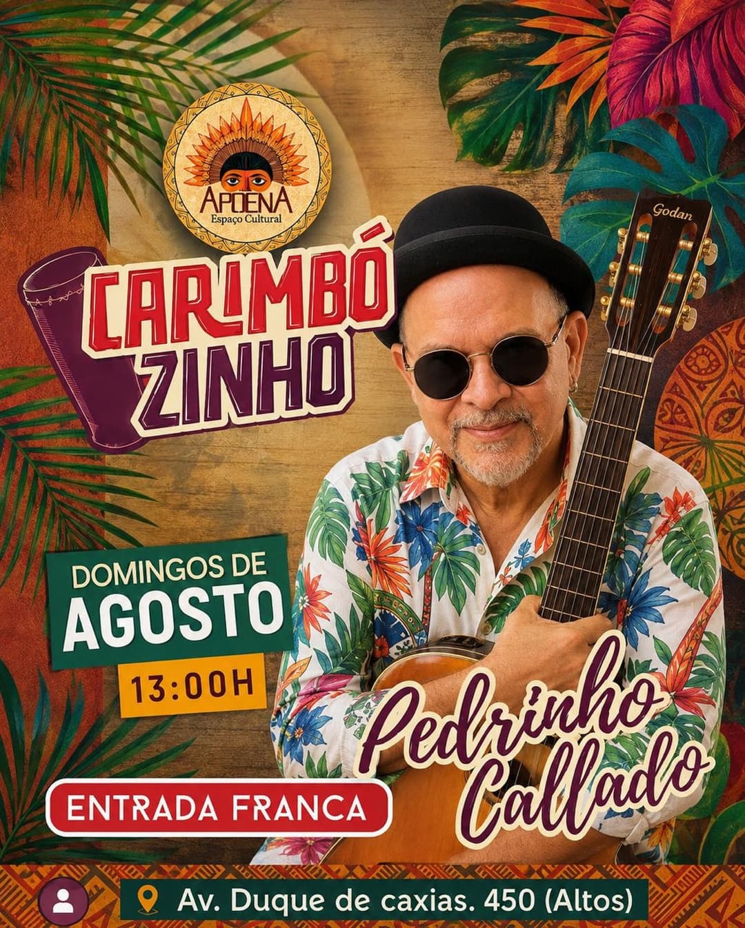 Flyer de Pedrinho Callado