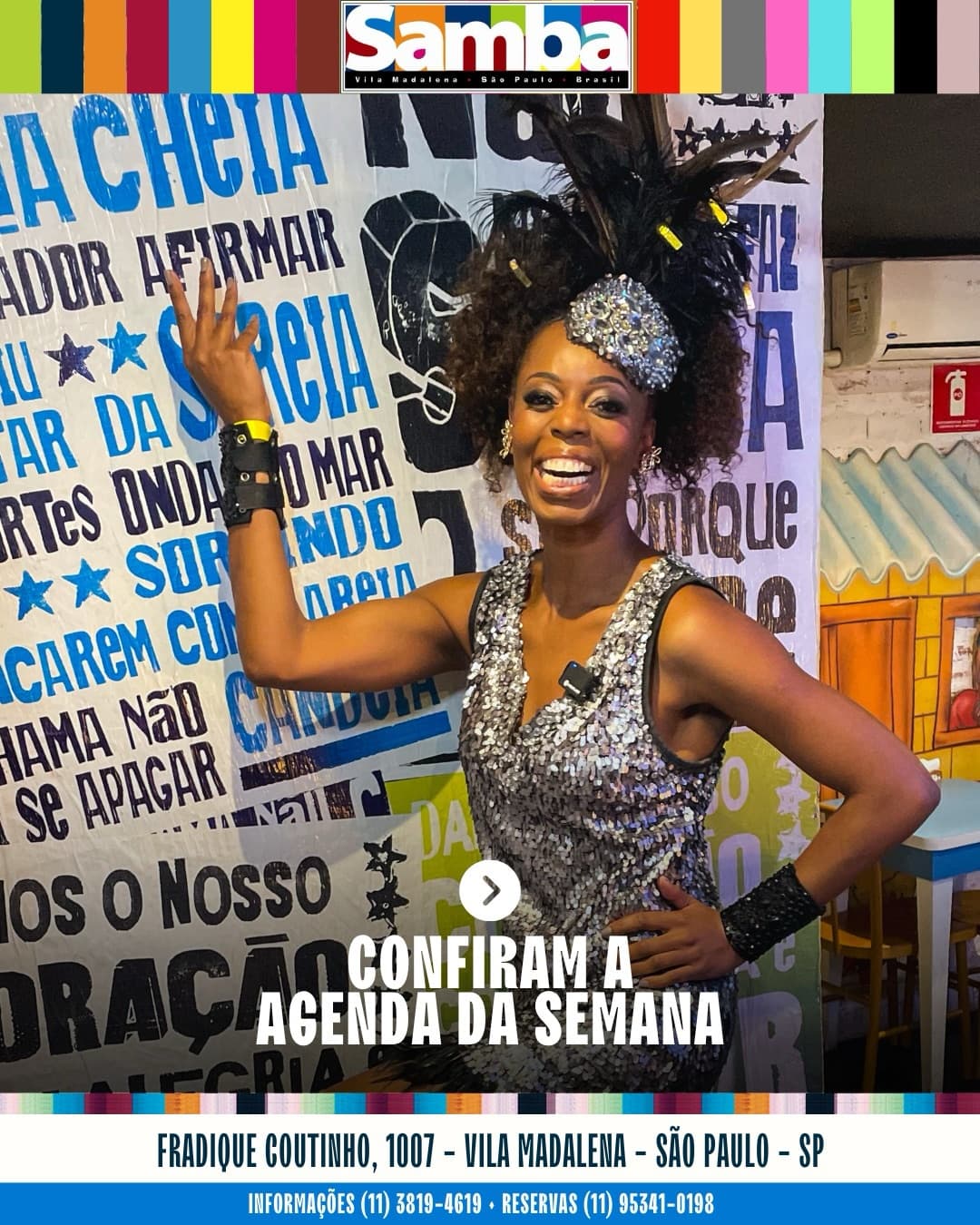 Flyer de Grupo Samba Bar e mais 2 artistas