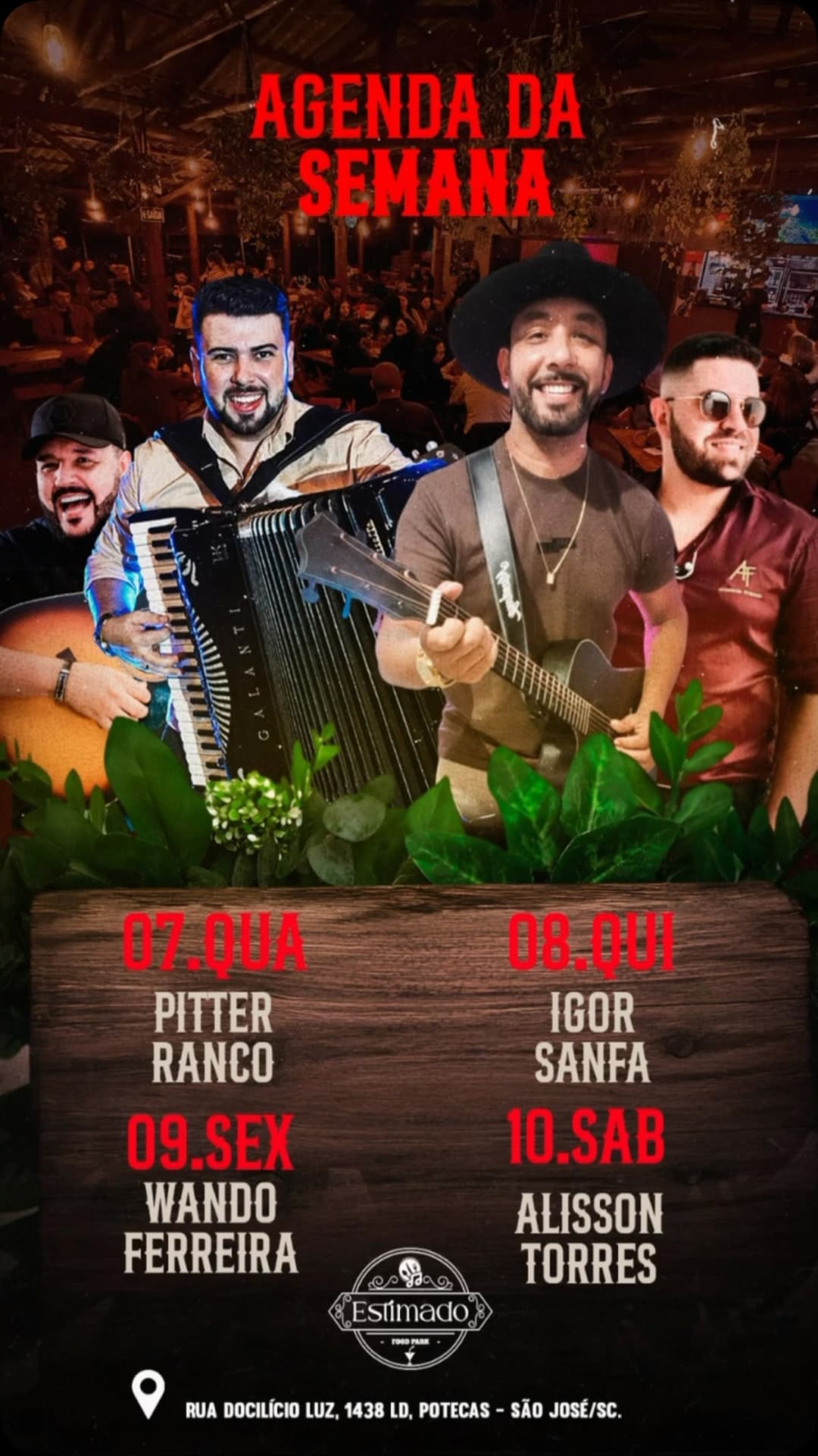Flyer de Igor Sanfa