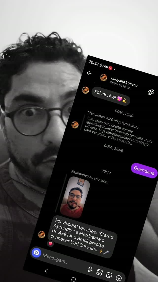 Flyer de Yuri Carvalho e Yuri