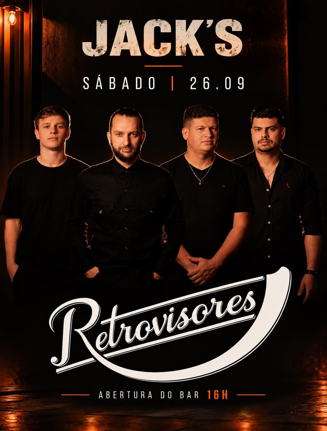 Flyer de Banda Retrovisores