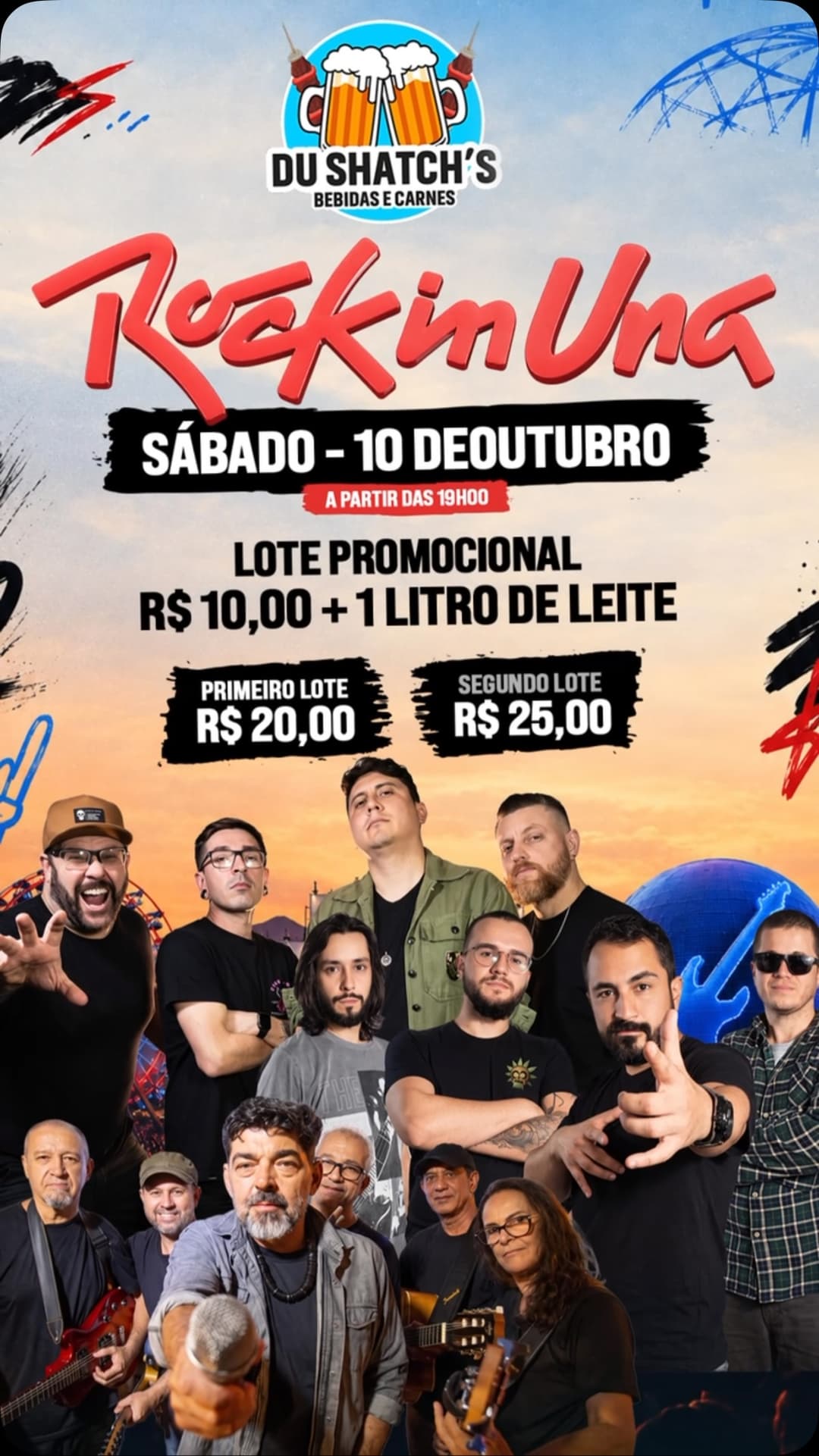 Flyer de No Name Band