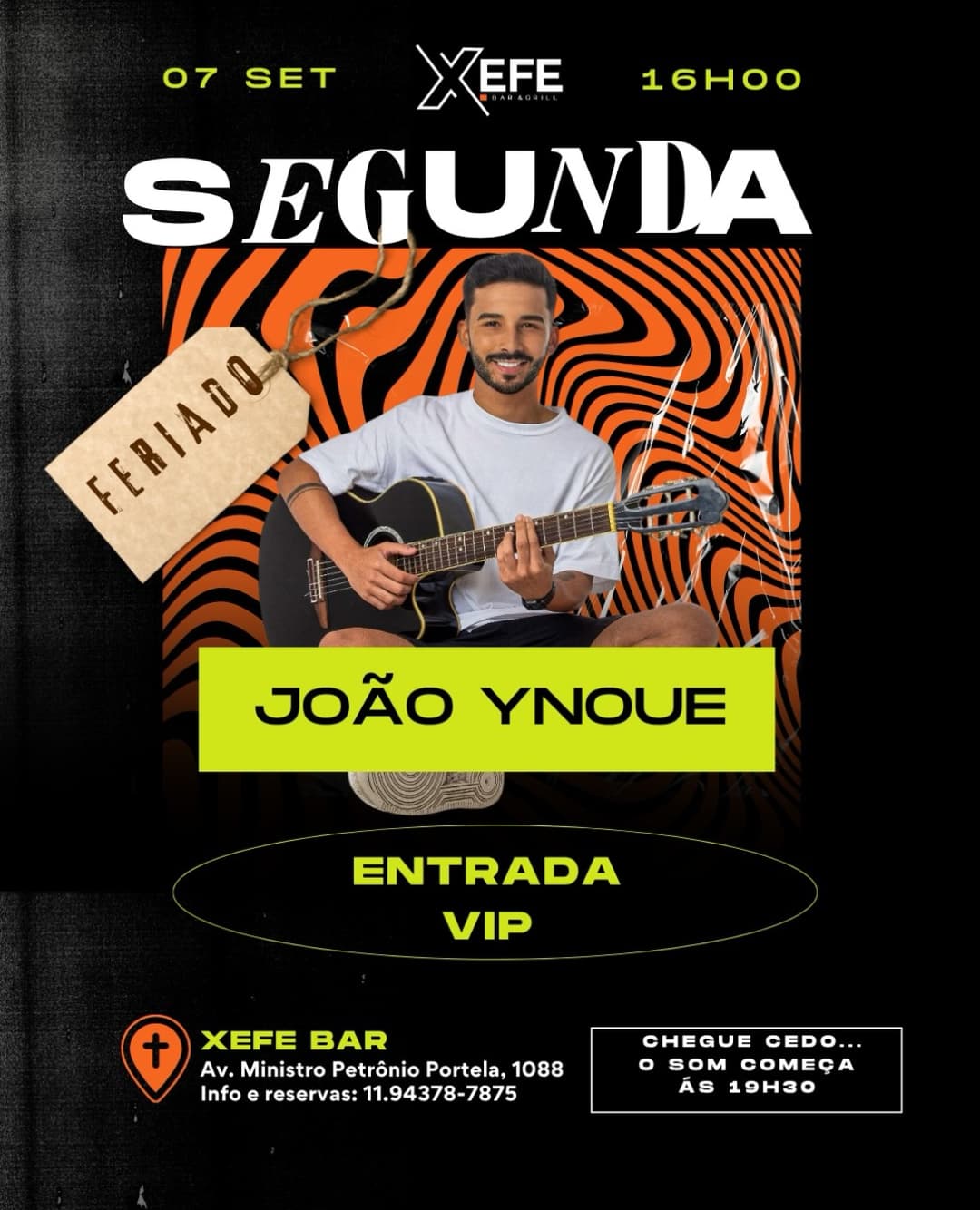 Flyer de João Ynoue