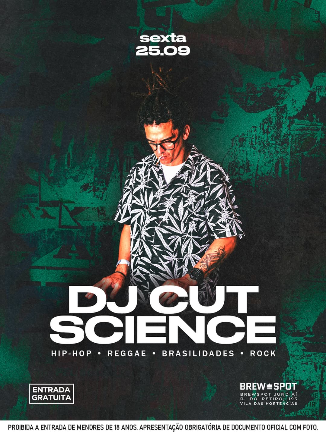 Flyer de Dj Cut Science