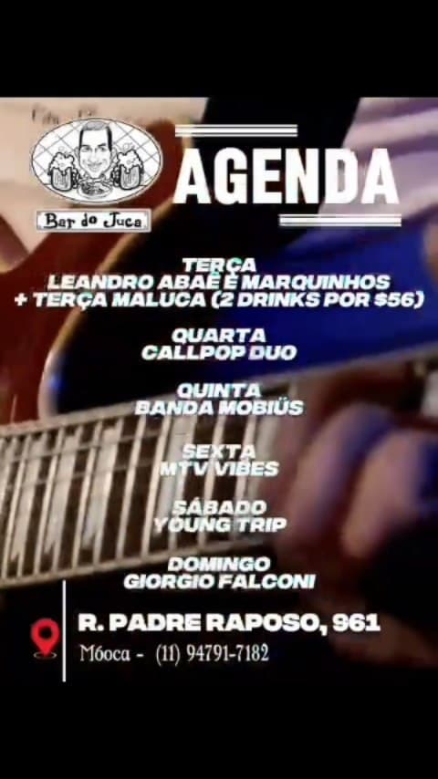 Flyer de Leandro Abaê e Marquinhos