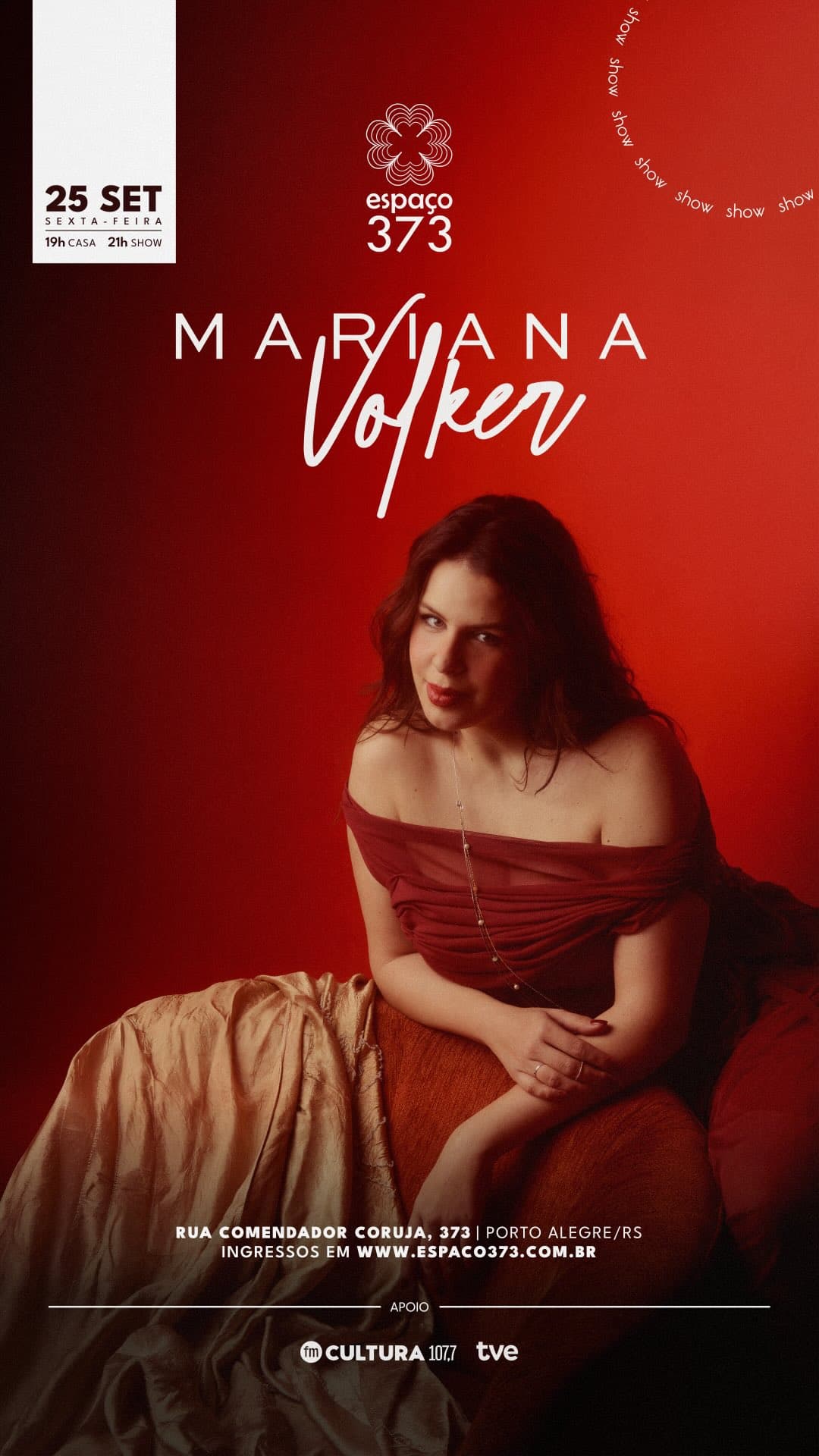 Flyer de Mariana Volker