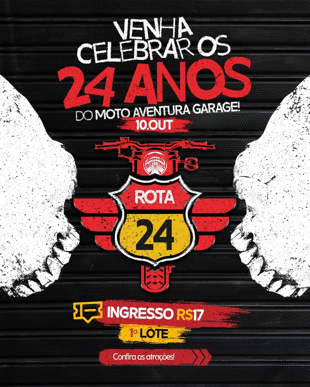 Flyer de Banda Filhos da Pátria